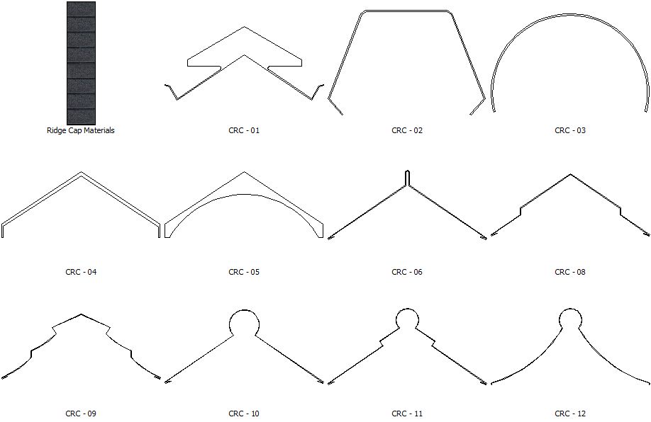 Ridge Caps Catalog Details