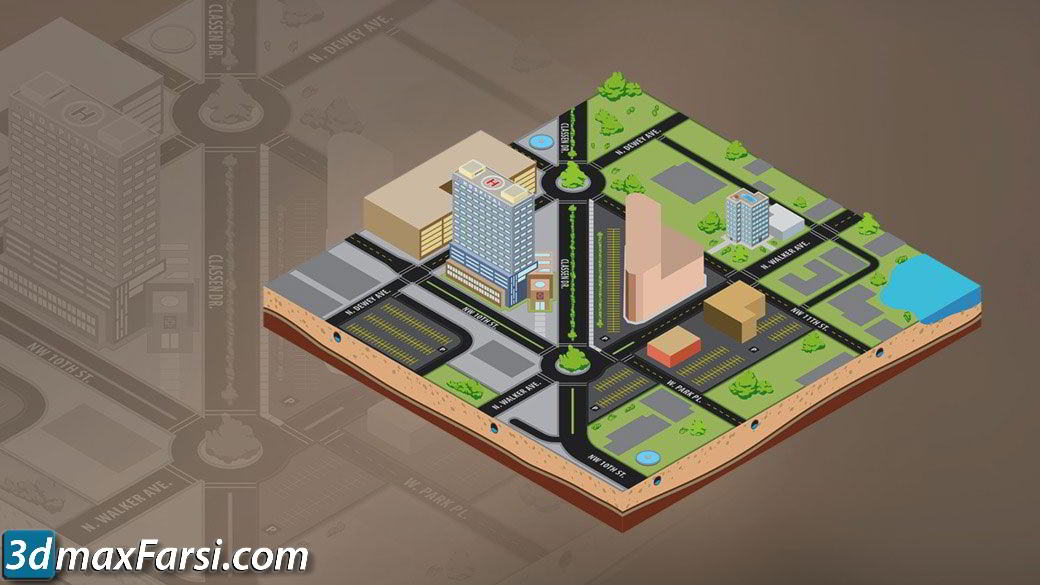 (Download) Creating 3D Maps Using Isometric Projection Illustrator