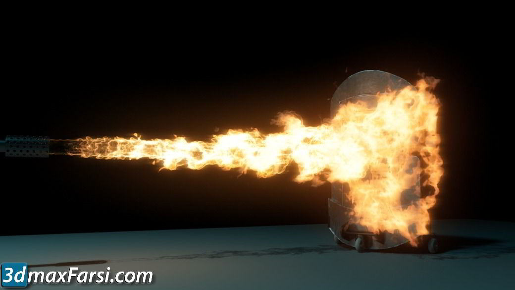 (Download) Simulating a Flamethrower Effect in Maya 3dmaxfarsi