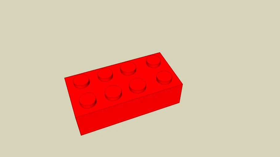 World's biggest lego brick 3d model