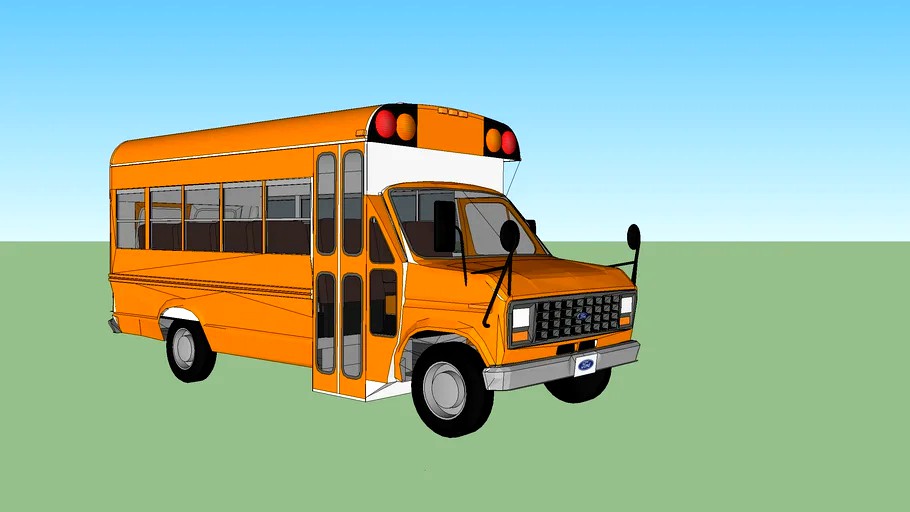 1988 Coach & Equipment (High headroom Fortivan) school bus (Ford