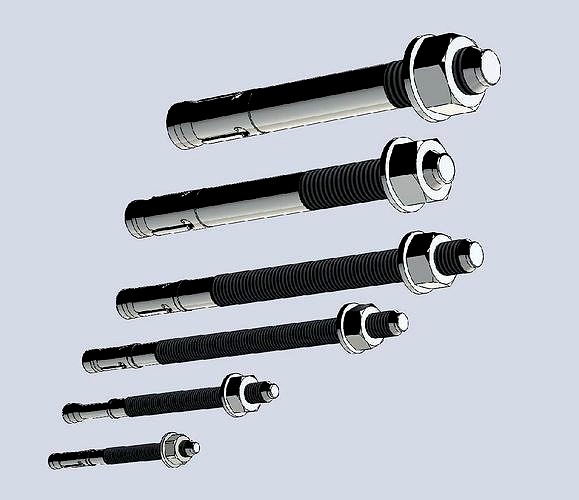 Anchor bolt 3d model