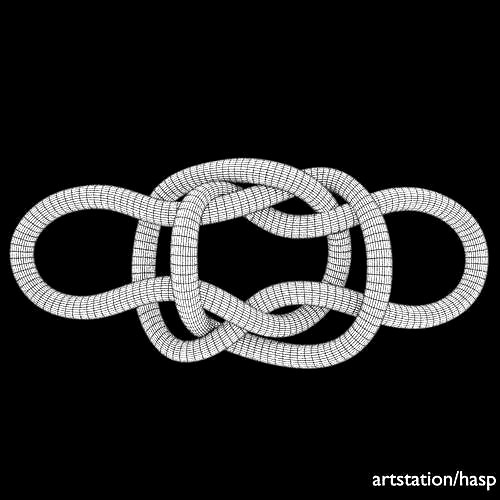 jar sling knot 3d model