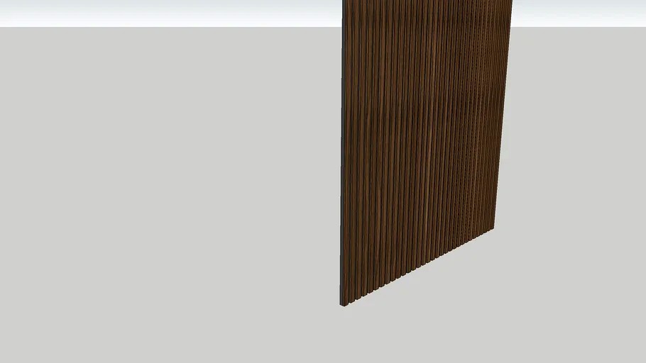 Wooden Wall Panel 3d model