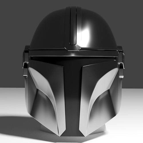 Mandalorian Inspired Helmet 3D model