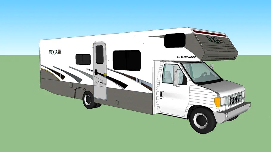 2007 Fleetwood Tioga (Class C motorhome) RV 3d model