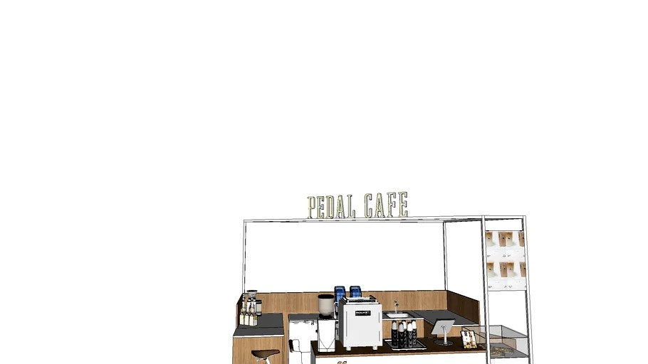 PEDAL CAFE DELUXE CART MODEL 3d