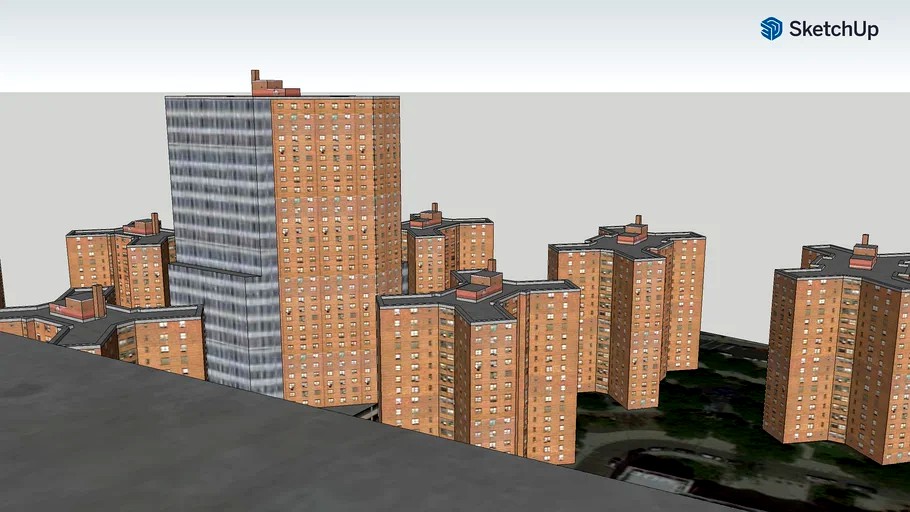 Alfred E Smith Houses Expansion 3d model