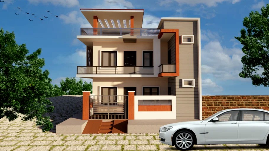 house,morden home 3d model