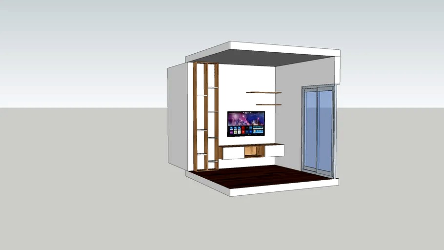 TV Unit Model2 3d