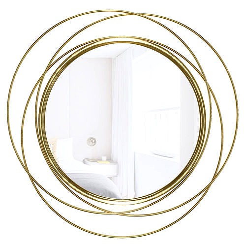 Glam Distressed Accent Mirror 3d model