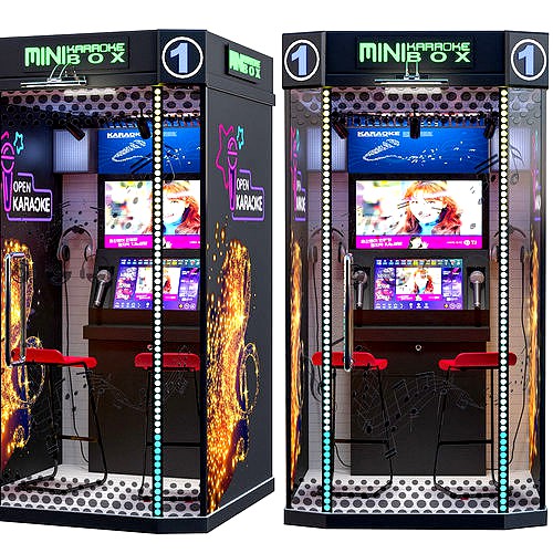 Mini Karaoke Box KTV 3d model