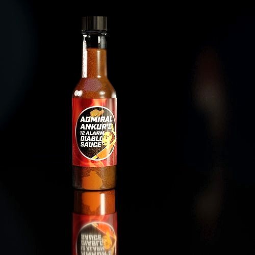 Admiral Ankurs 12 Alarm Diablo Hot Sauce 3d model
