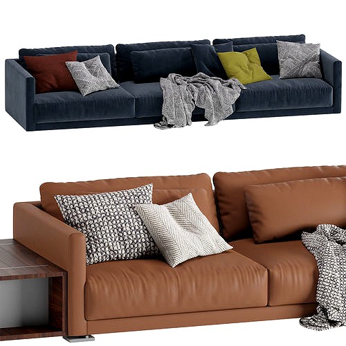 Poliform Bristol Sofa 2 Version 3d model