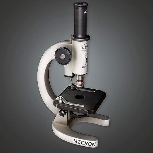 CLA Microscope PBR Game Ready 3d model