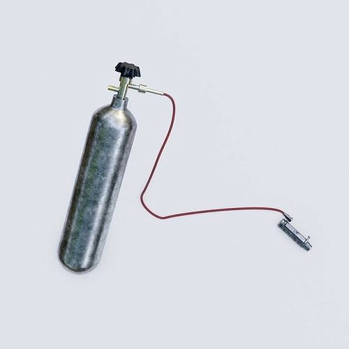 Captive Bolt Pistol Air Cattle Gun 3d model