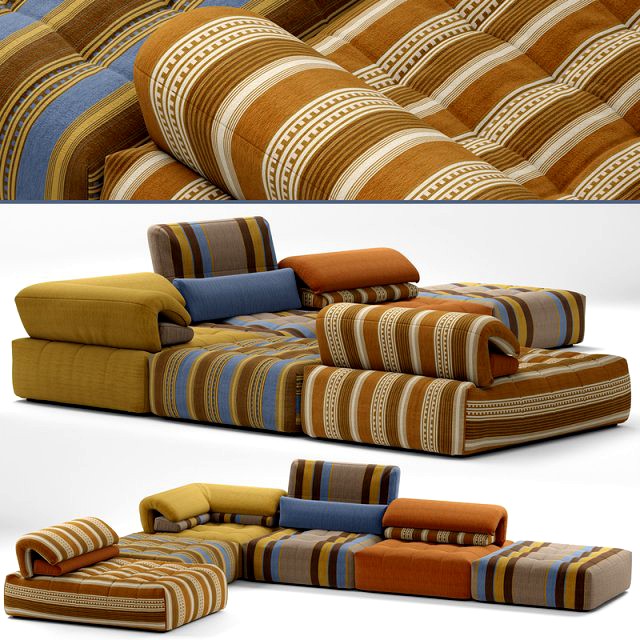 roche bobois voyage immobile 3d model