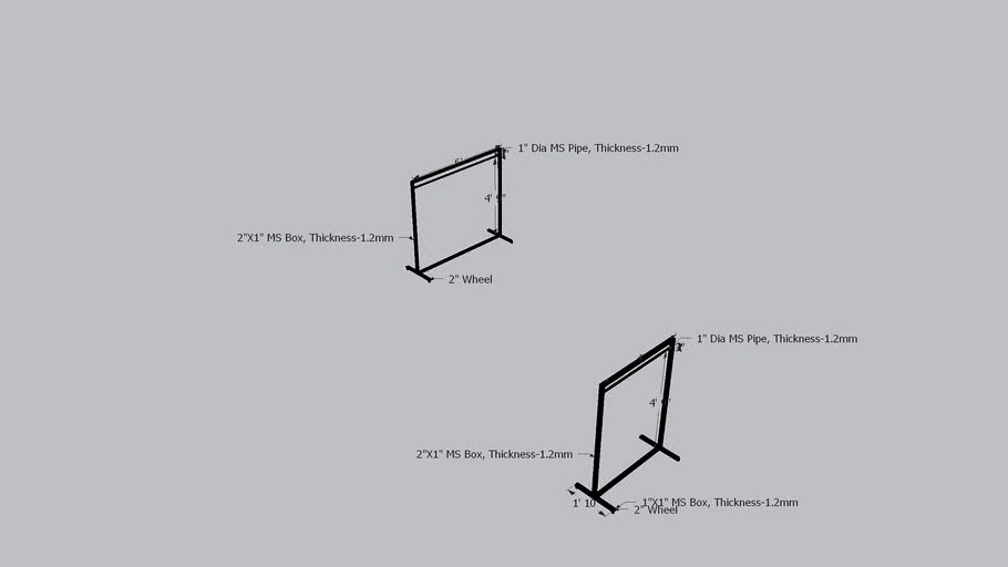 Punjabi Stand 3d model