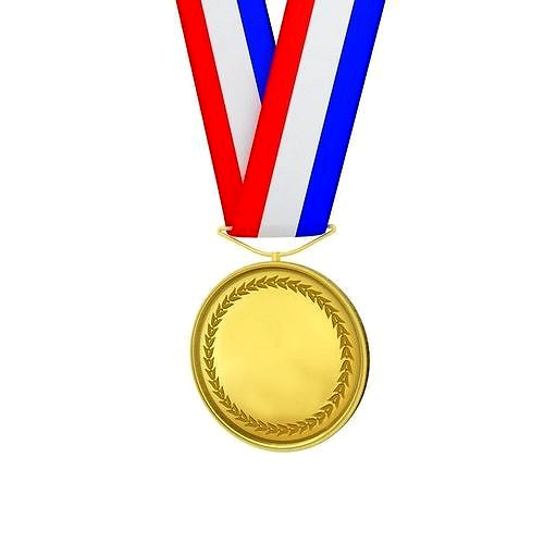 Sports Medal Trophy Mockup 3d model