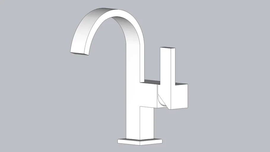 SIDERNA SingleHandle Lavatory Faucet 1.2 GPM 65080LFPCECO 3d model