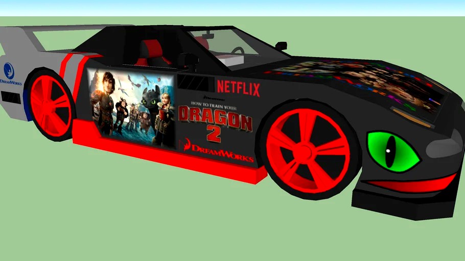 DreamWorks How To Train Your Dragon 2 Car 3d model