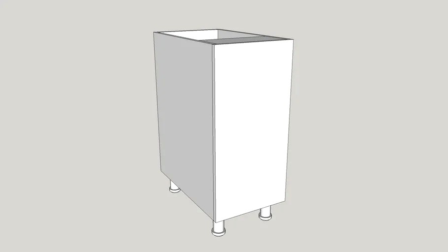 Base 1 FullHeight Door 3d model