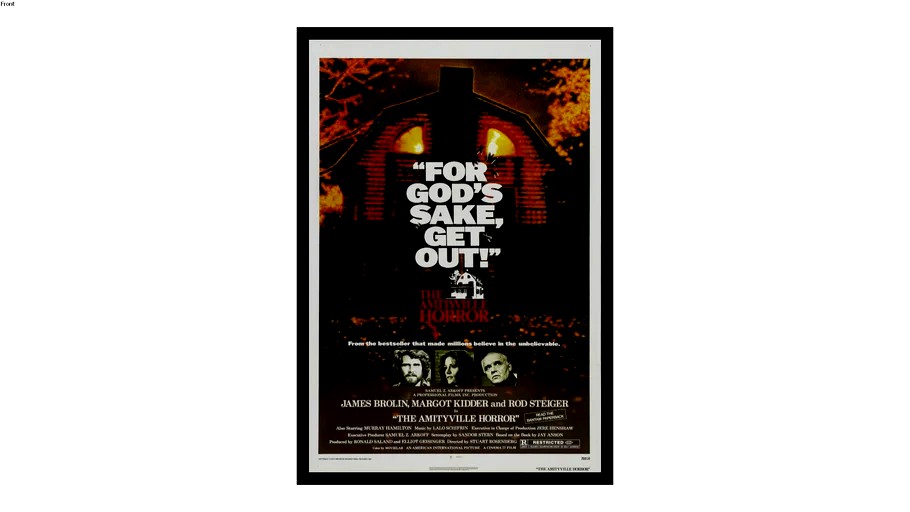 The Amityville Horror poster 3d model