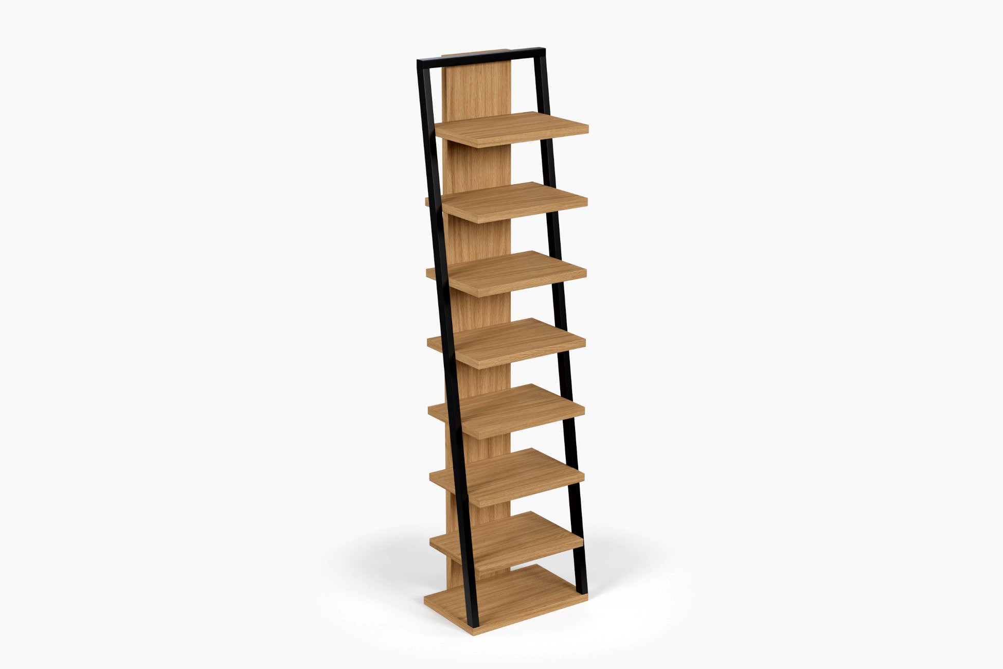Ladder Wooden Shelf 3d model