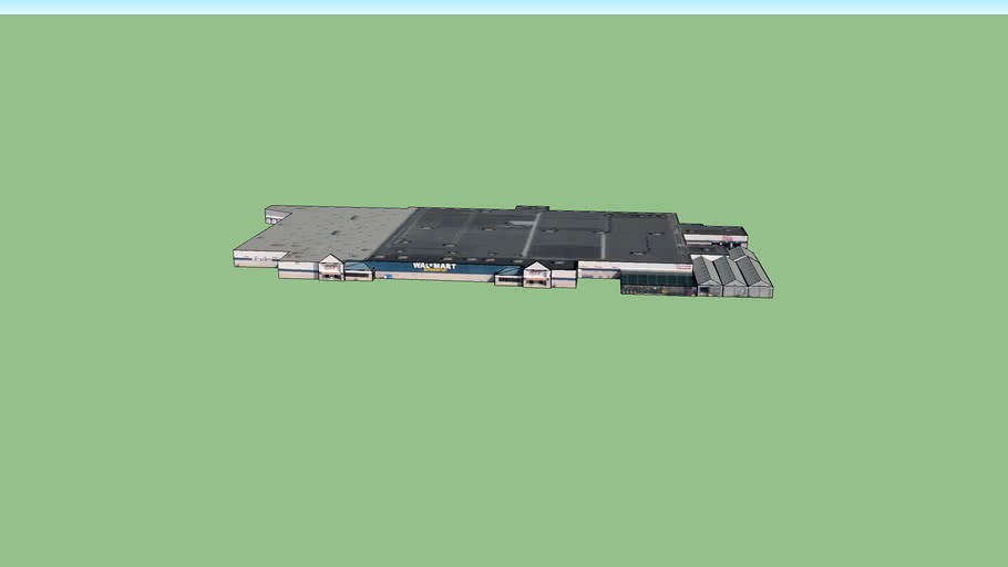 Walmart Supercenter Vancouver, WA 3d model