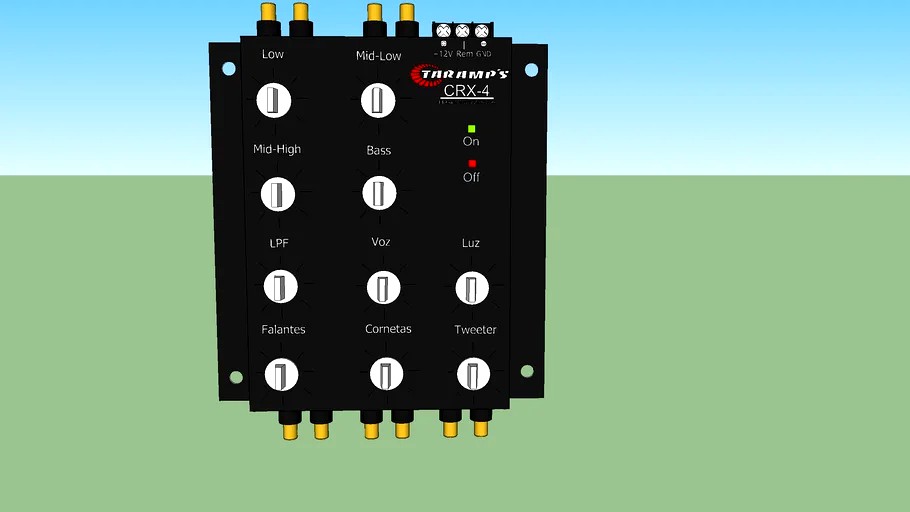 Crossover Taramps CRX4 3d model