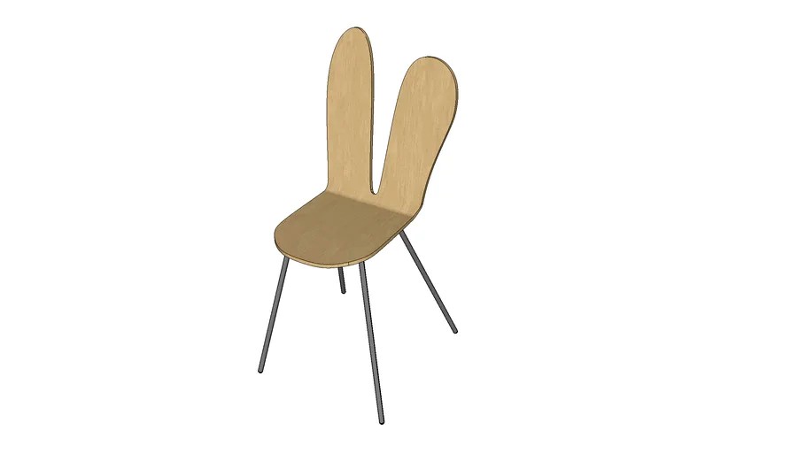 Nextmaruni 294623, SANAA armless chair 3d model