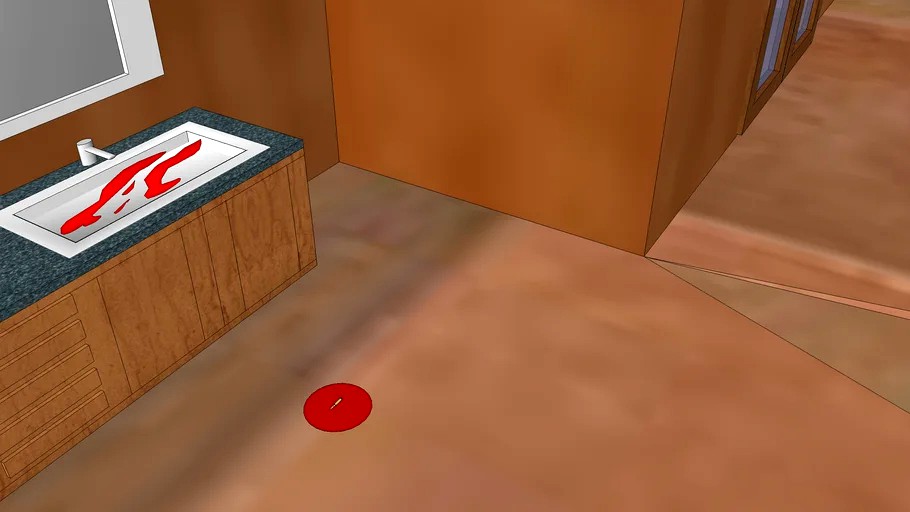 Travis Alexander Crime Scene 3d model(06)