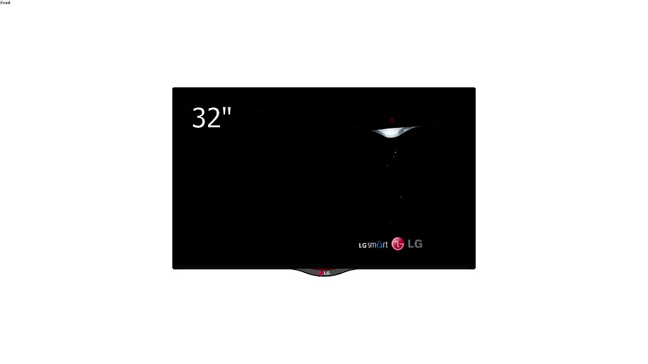 Smart TV LG 32 inch 3d model