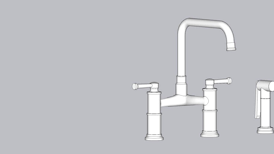 Brizo Artesso Bridge Faucet 3d model