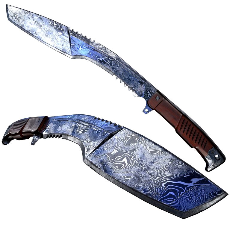 Machete KH Kukri Damask Version (167866) 3d model