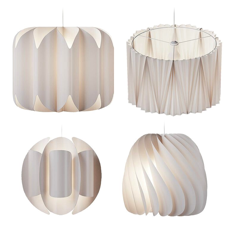 IKEA chandelier set (142076) 3d model