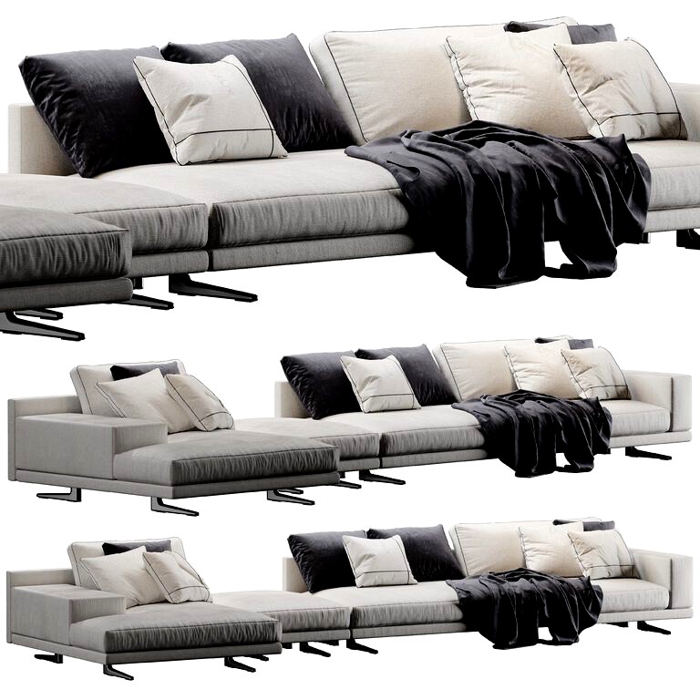 Poliform MONDRIAN sofa (139443) 3d model