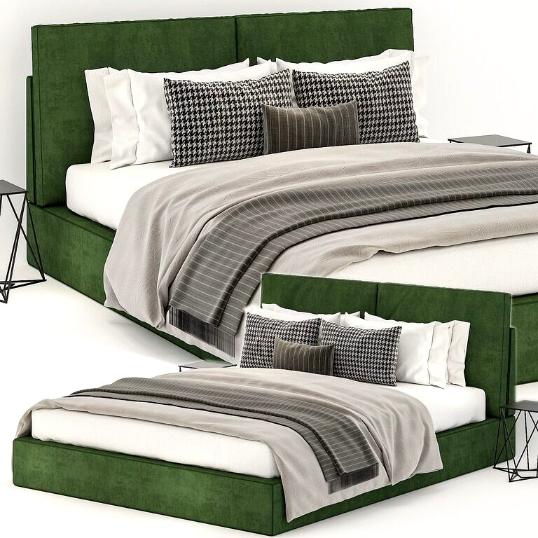 Green Dream bed (137274) 3d model