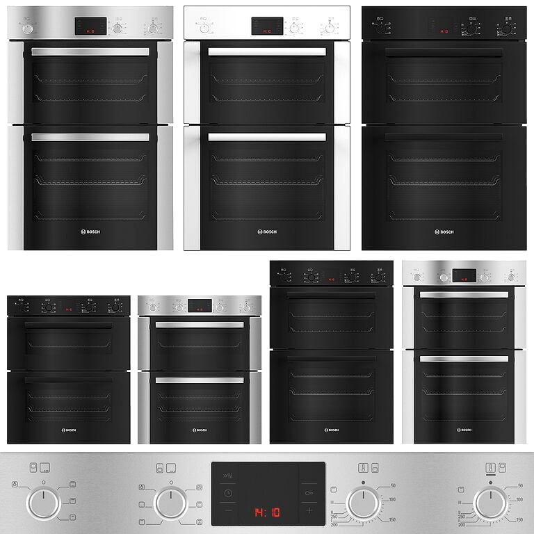 BOSCH 01 Double Oven Collection (127694) 3d model