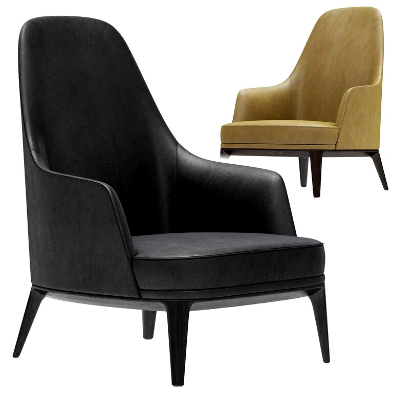 Poliform Jane Lounge Armchair (46012) 3d model