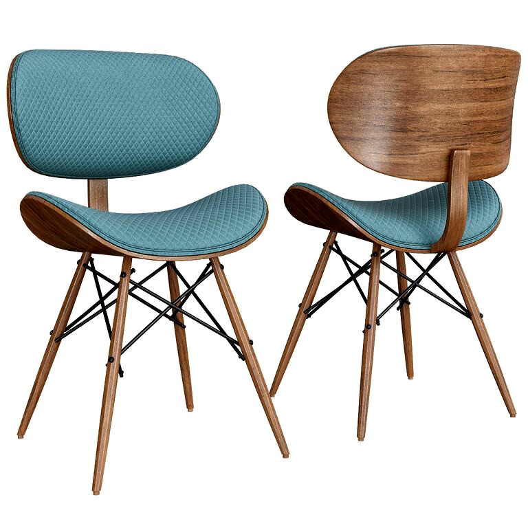 CORVUS MADONNA MID Century Accent Chair (37436) 3d model