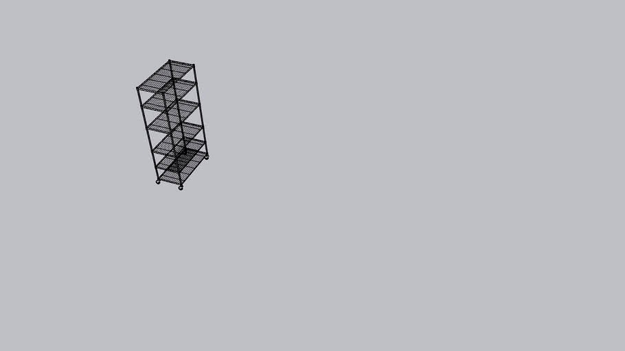 NSF 6 tier shelving mushroom farm 3d model