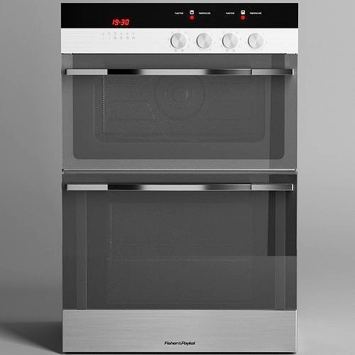 Fisher Paykel double oven OB60B77DEX3 3d model