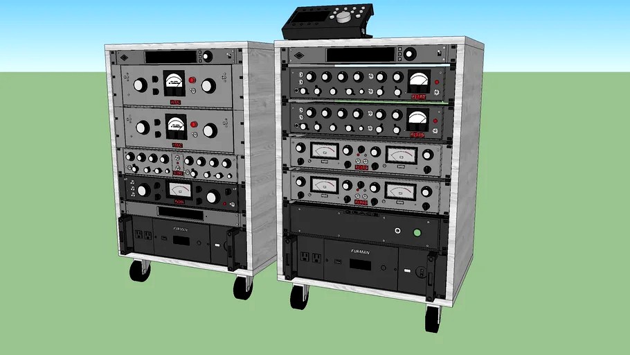 15U Mixing Racks UA, Retro Instruments Compressors, EQ, Limiter