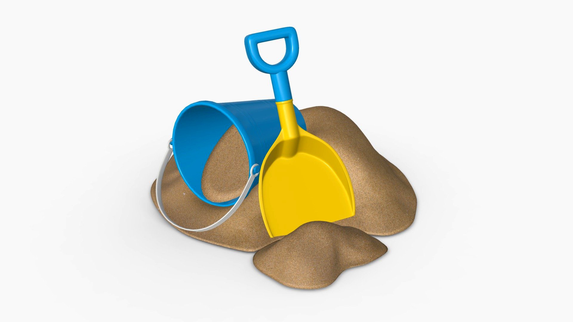 Sand bucket 3d model