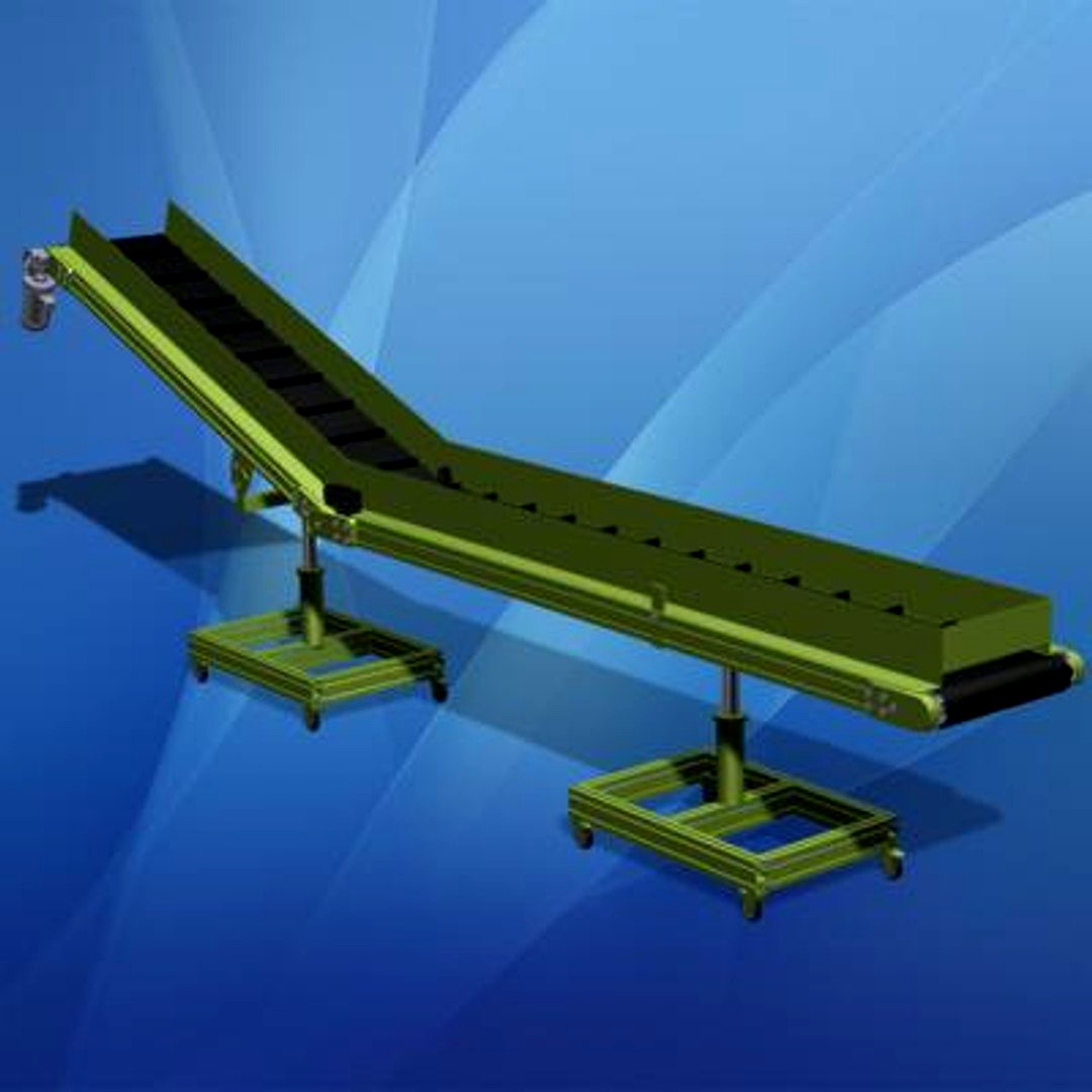 Special Belt Conveyor 3d model