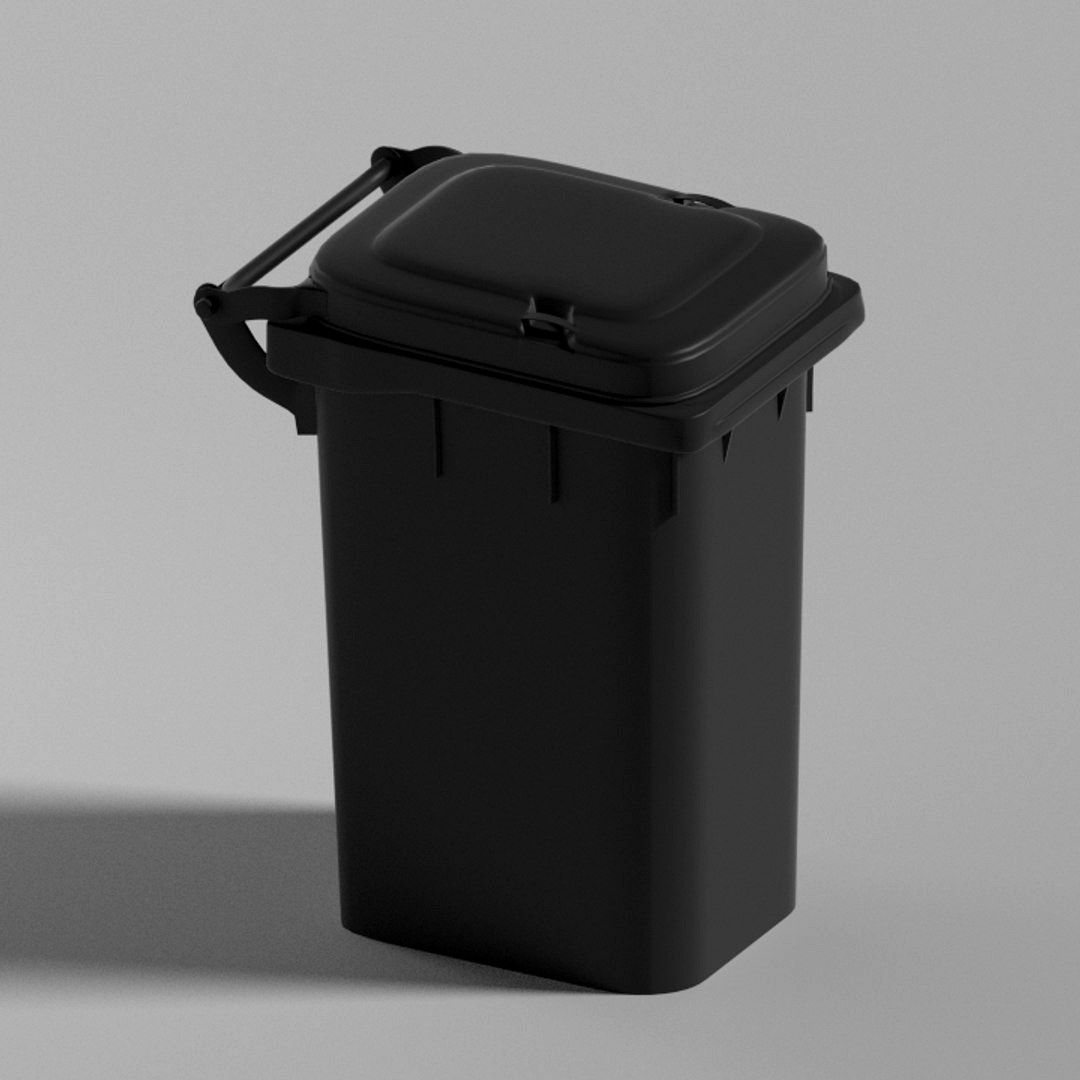 Wheelie Bin 3d model