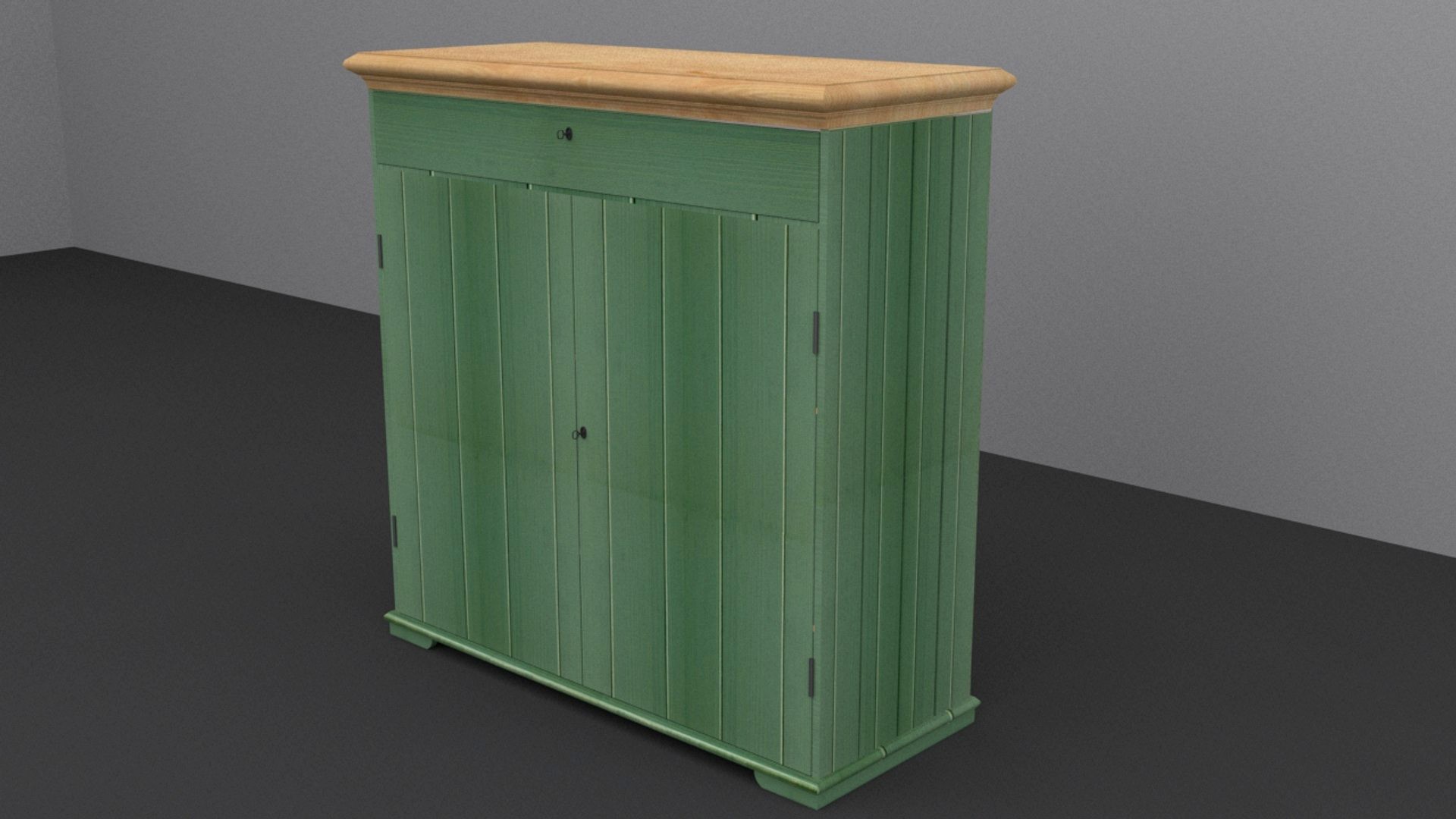 Ikea HURDAL Linen Green 3d model