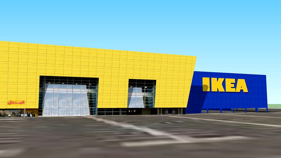 IKEA in jeddah, saudi arabia 3d model