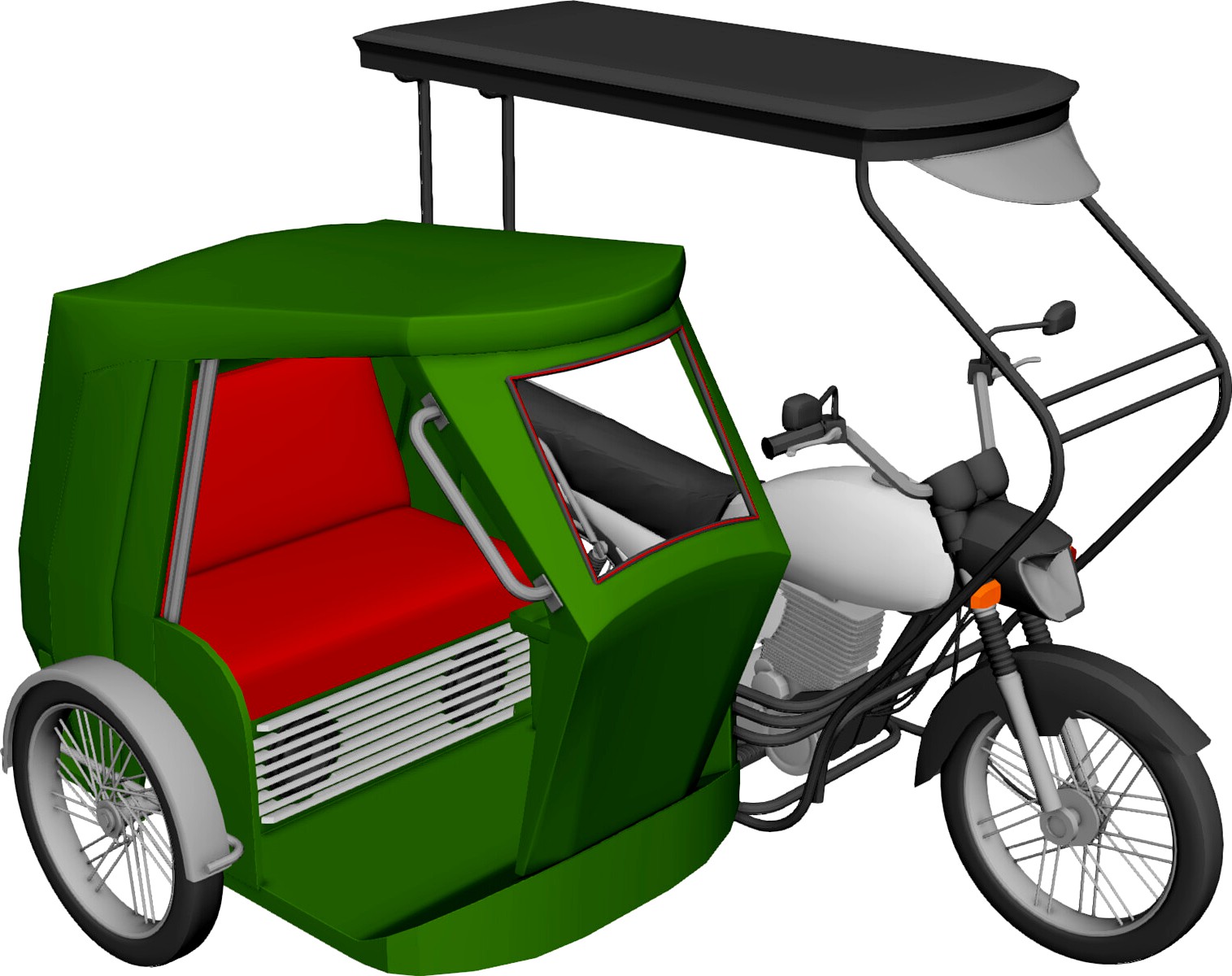 Tricycle Philippines 3d model